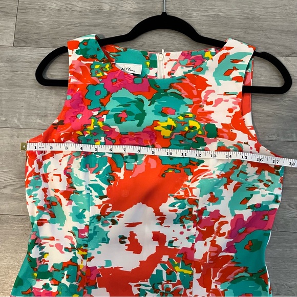 Alyx Limited Colorful, Floral Work Dress - Picture 12 of 12
